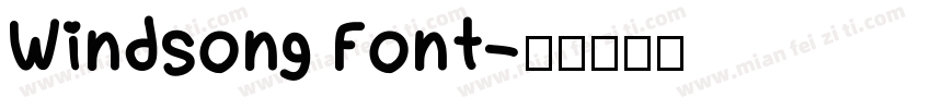 Windsong Font字体转换